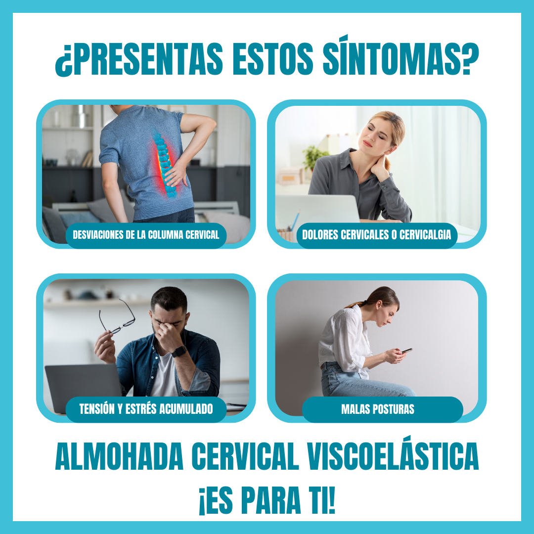 Almohada Cervical Viscoelástica - AuraSleep™