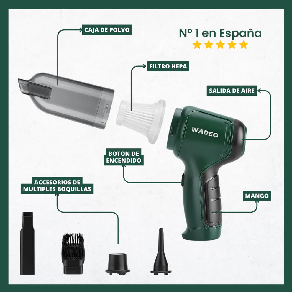 Aspiradora Portátil 5 en 1 - CycloneX5™