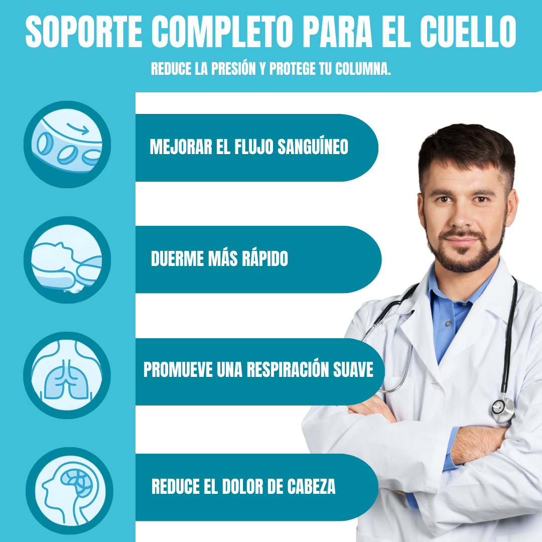 Almohada Cervical Viscoelástica - AuraSleep™