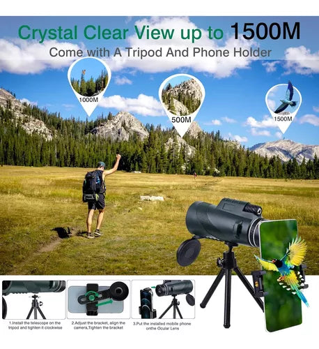 Telescopio Portátil con Visión Nocturna - AstroLite™